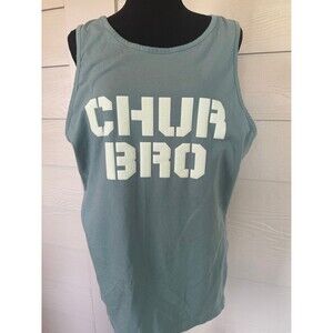 Upcycled H&M Men’s Tank Chur Bro Large